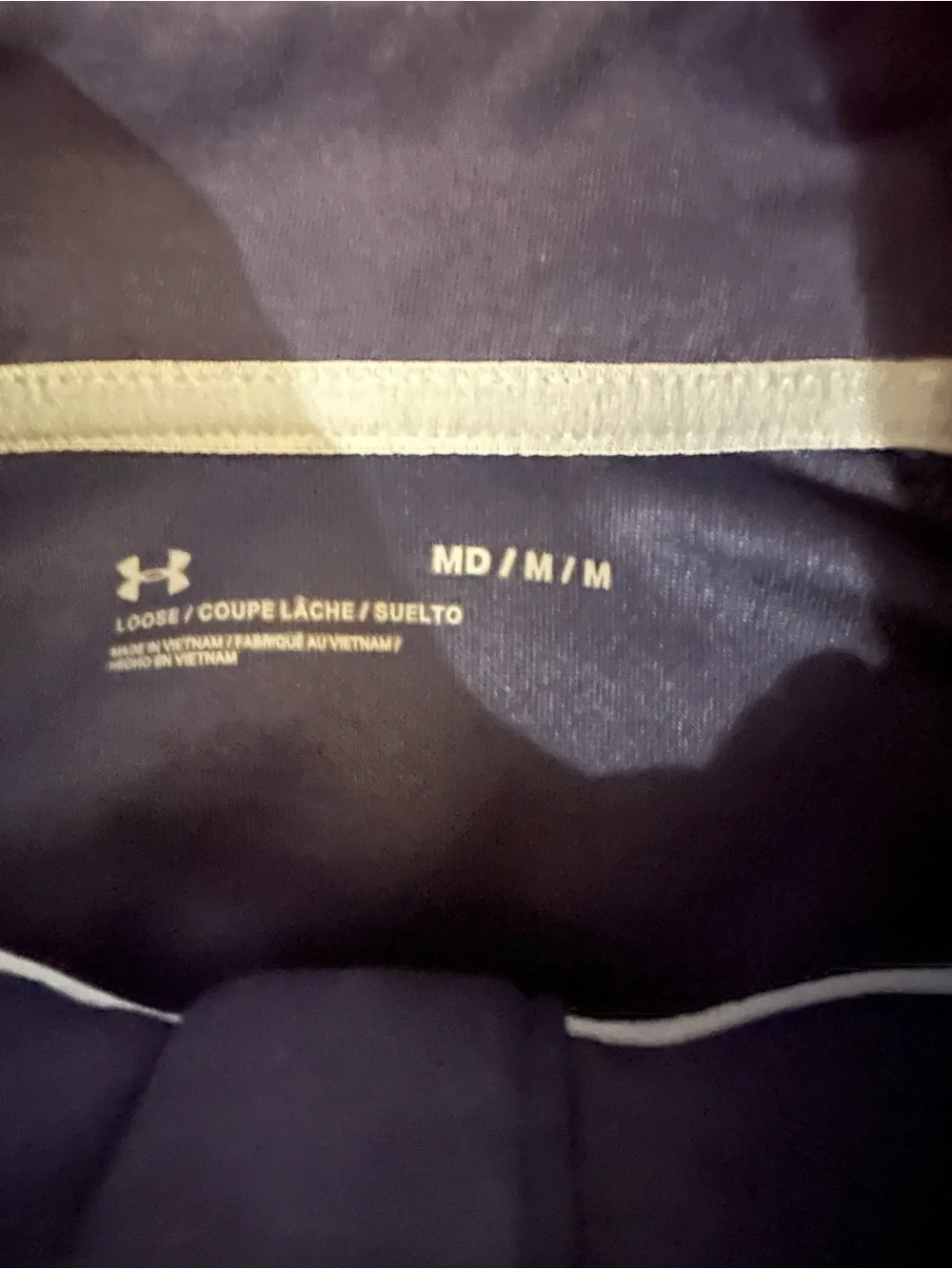 Under Armour Navy Fighting Irish Quarter Zip Pullover